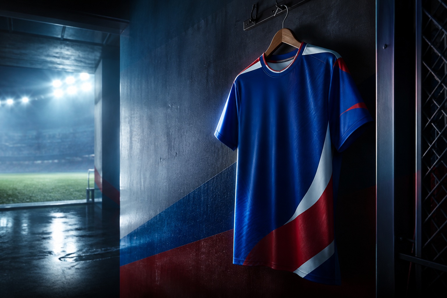 illustration éditoriale de maillot de football sans marque